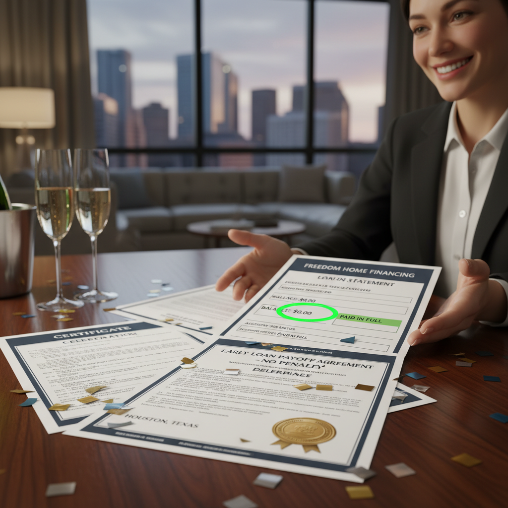 No-Penalty Early Payoff Options - Tell Projects Pearland TX