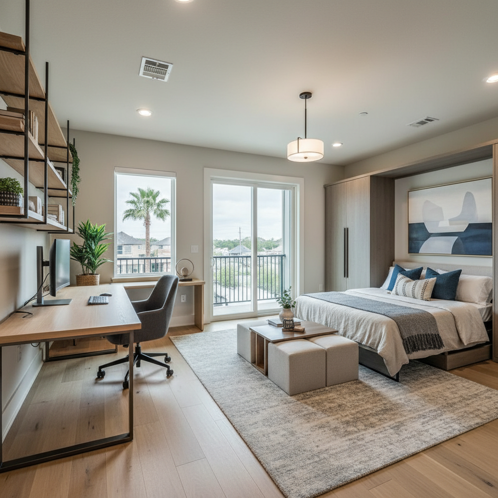 Multi-Purpose Room Design - Tell Projects Pearland TX