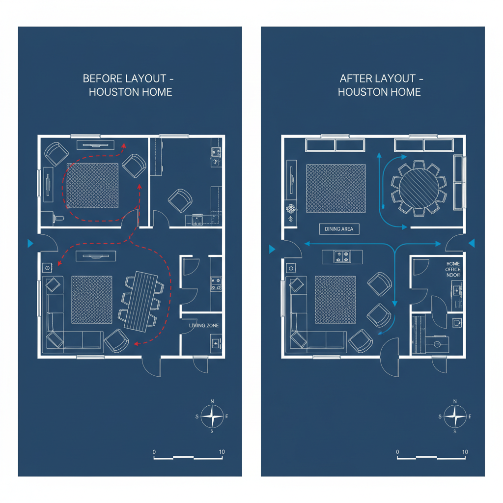 Room Layout Optimization Pearland - Tell Projects Pearland TX